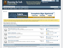Tablet Screenshot of discerningtruth.org